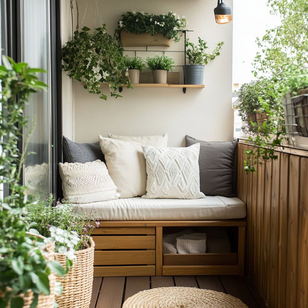Smart Storage Ideas for Small Balconies: Style Meets Function - Cozy ...