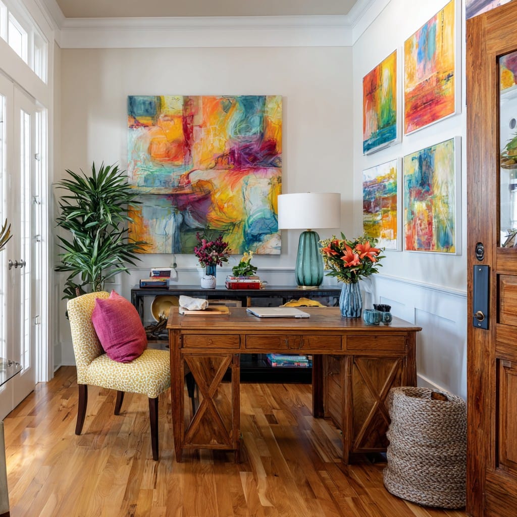 Eclectic Home Office: Creative Spaces with Personality